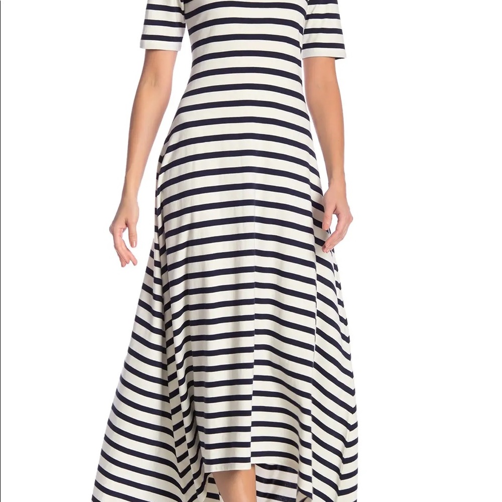 J Crew striped Maxi Dress